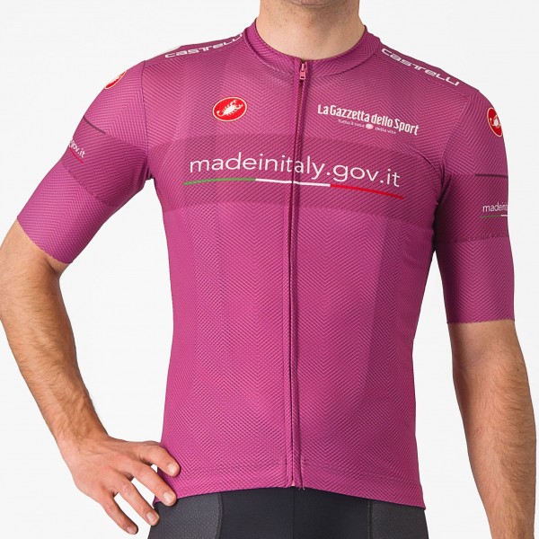 Herren Cyclamen Trikot Giro d'Italia 2024 Classification