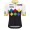 Herren Santini UCI Gravel Weltmeisterschaft trikot Flandern 2024-Schwarz