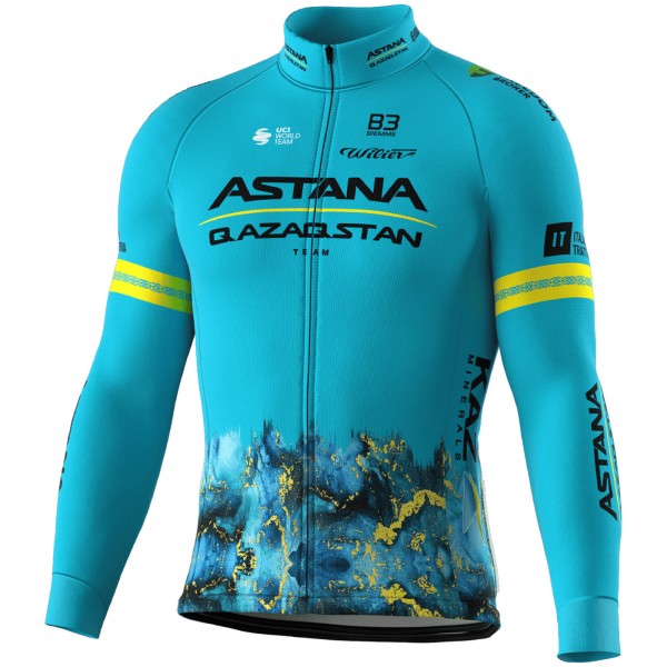 Herren Biemme Astana Qazaqstan 2024 langarm trikot