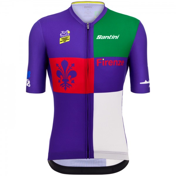 Herren Jersey Santini Tour de France 2024-Florenz Herren Jersey Santini Tour de France 2024-Florenz