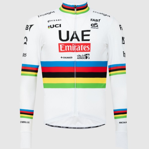 Herren Team UAE 2024 Pissei langarmtrikot-Weltmeister