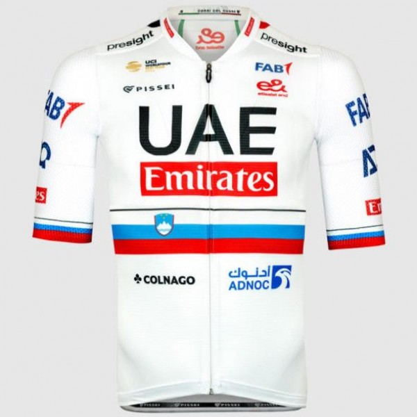 Herren Pissei Team UAE 2024 Magistrale Trikot-Slowenischer Meister