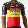 Herren Castelli Soudal Quick-Step 2024 Competizione 3 trikot-Belgian meister