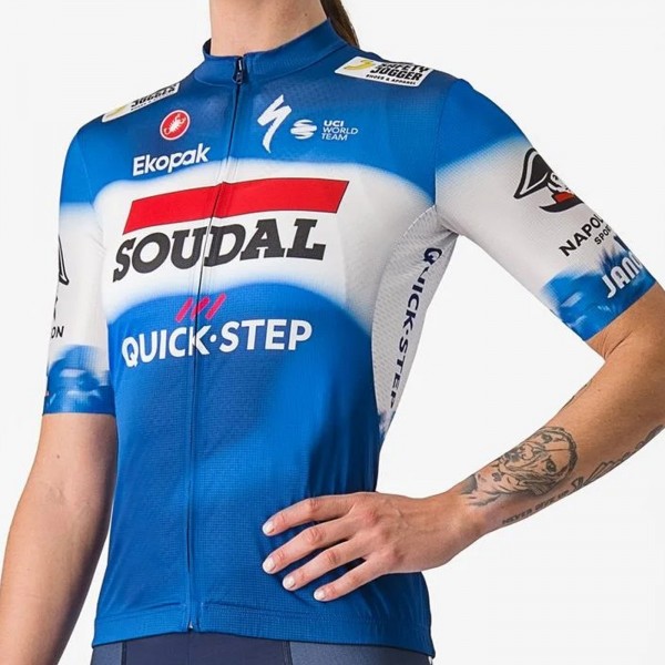Damen Castelli Soudal Quick-Step 2024 Competizione 3 frau trikot