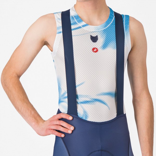 Herren Castelli Soudal Quick-Step 2025 Pro Mesh armellose trikot