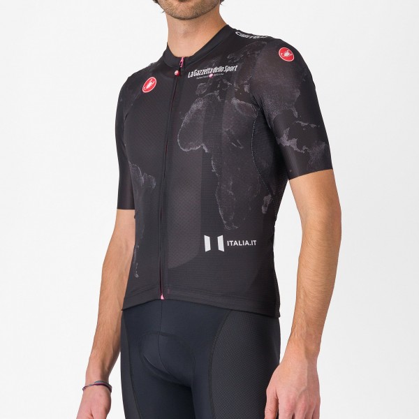 Herren Schwarzes Trikot Giro d'Italia 2025 Competizione 3