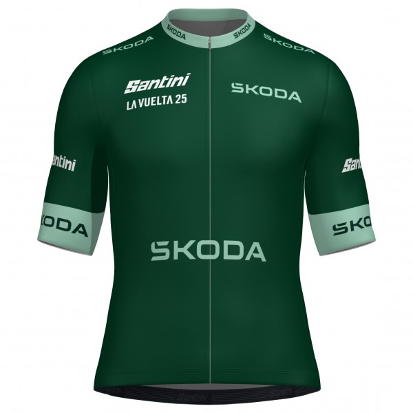 Herren Santini Vuelta Espana 2025 grun trikot