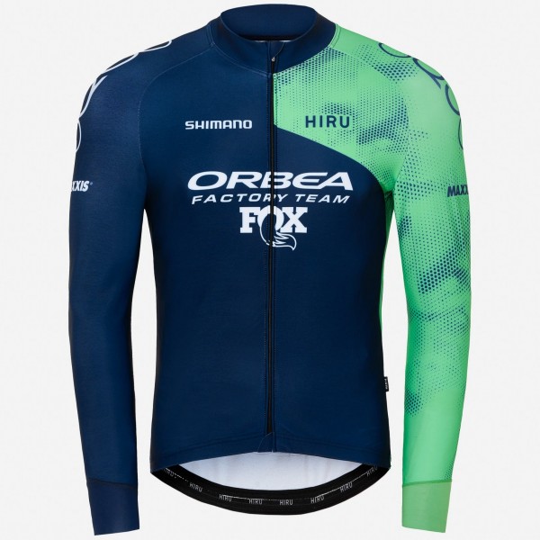 Herren Hiru Orbea Factory Team 2025 Core langarm trikot