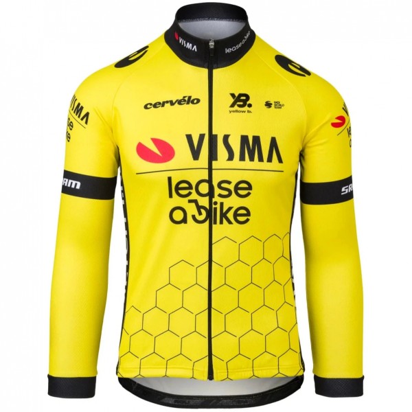 Herren Team Visma Lease a bike 2025 langarm trikot
