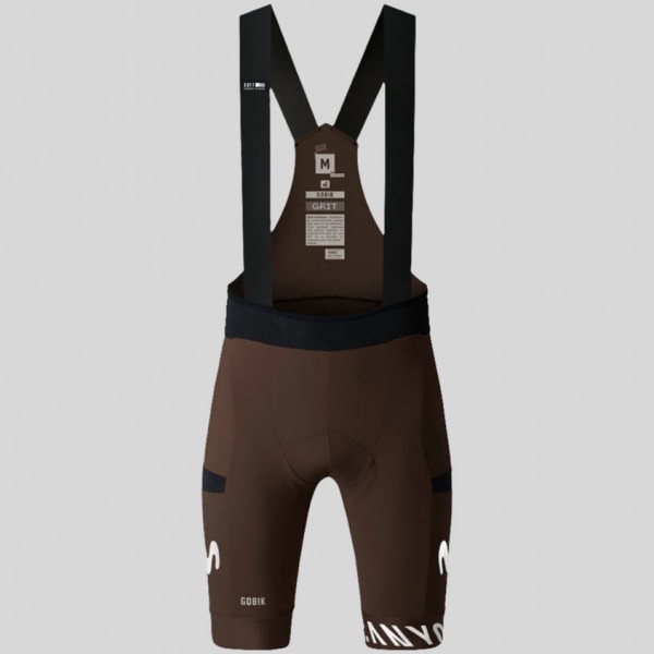 Herren Gobik Movistar Team Gravel Squad 2025 Grit 2.0 trägerhose