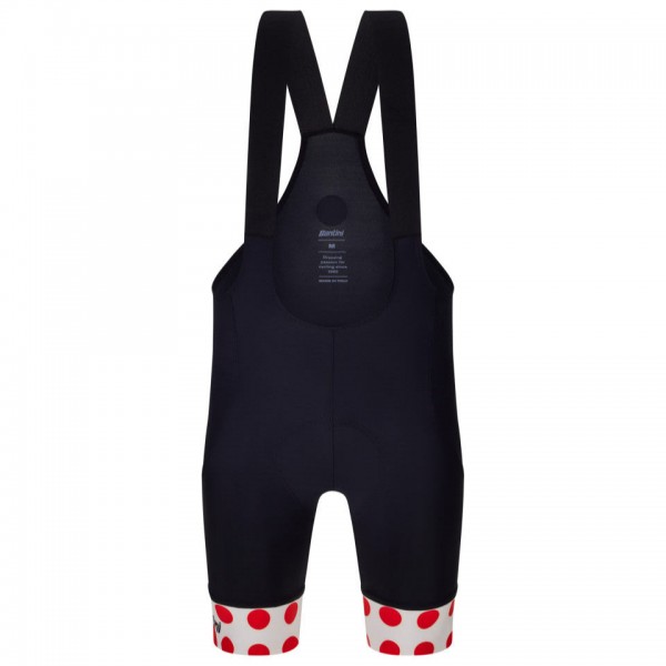 Herren Santini Pois Tour de France tragerhose 2025