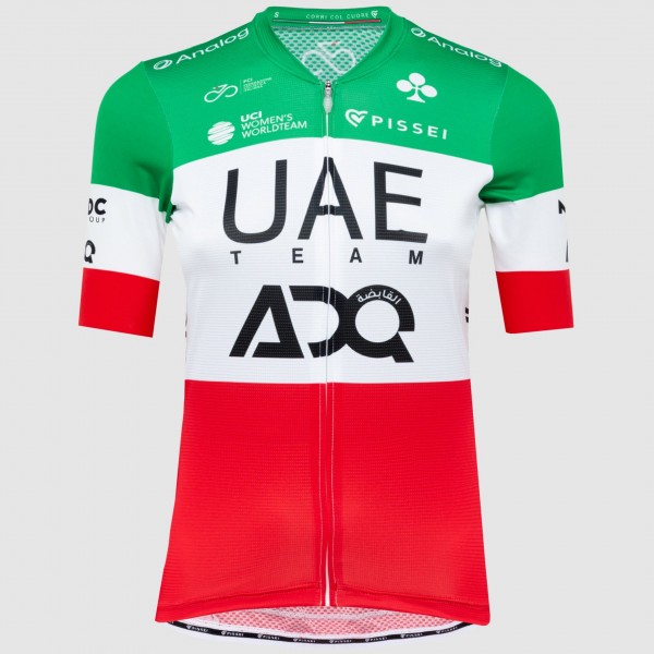 Damen Pissei UAE Team ADQ 2025 frau trikot-Italienischer meister