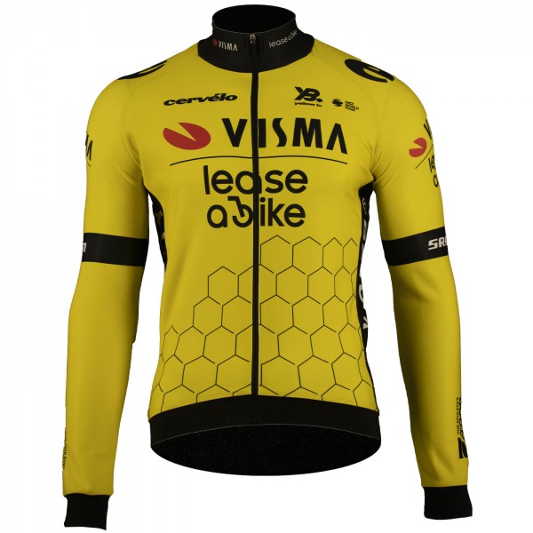 Herren Team Visma Lease a bike 2025 Premium langarm trikot