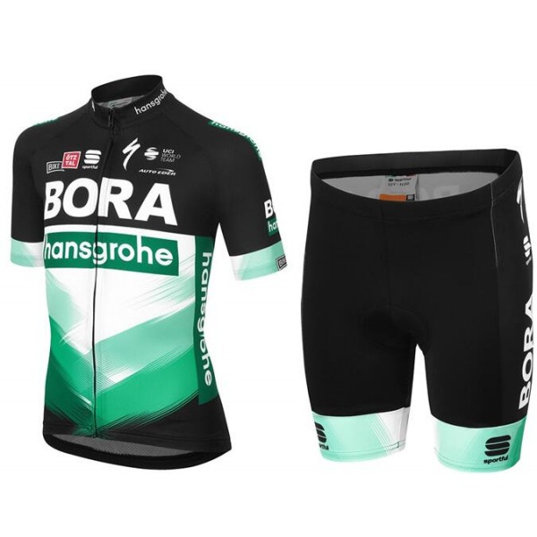 BORA-hansgrohe Kinder Fahrradbekleidung 2020 Radtrikot kurzarm+Radhose kurz