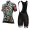 ALE PRR FLOWERS Damen weiß Radbekleidung Radtrikot Kurzarm+Kurz Trägerhose PMJ4R