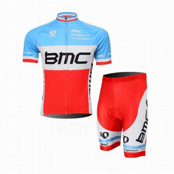 2014 BMC Racing Teams Radbekleidung Radtrikot Kurzarm und Fahrradhosen Kurz 7WV7A