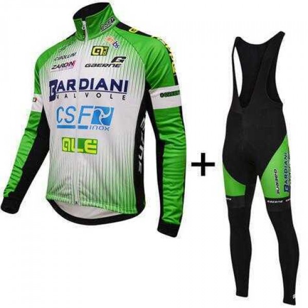 2016 BARDIANI CSF Fahrradbekleidung Radtrikot Langarm+Lang Trägerhose KZ8ZL