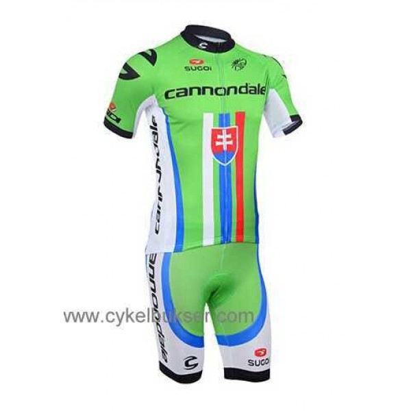 Cannondale Slovacca Champion Radbekleidung Radtrikot Kurzarm und Fahrradhosen Kurz XXCYV