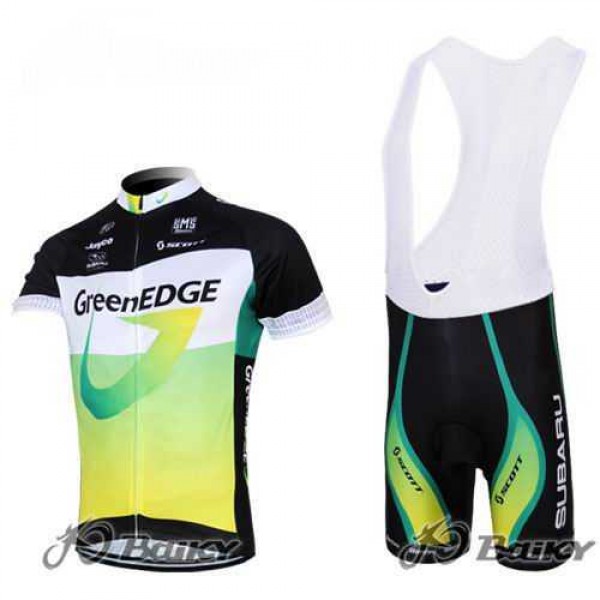 2012 Green Edge Fahrradbekleidung Radteamtrikot Kurzarm+Kurz Radhose Kaufen grün SYMZR
