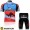 JAYCO Pro Team Radbekleidung Radtrikot Kurzarm und Fahrradhosen Kurz blau Rot 33P8K
