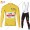 Winter Thermal Fleece UAE EMIRATES Tour De France 2021 Fahrradbekleidung Radtrikot Langarm+Lang Trägerhose CLQEN