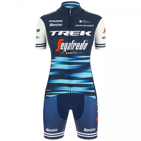 TREK-SEGAFREDO 2020 Damen Fahrradbekleidung Radtrikot Kurzarm+kurze Radhose