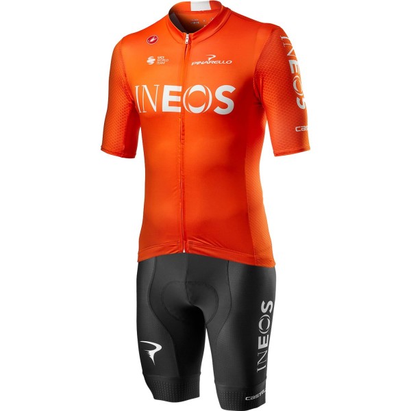 TEAM INEOS 2020 training edition Fahrradbekleidung Set Radtrikot kurzarm+Radhose kurz CASTELLI Radsport-Profi-Team