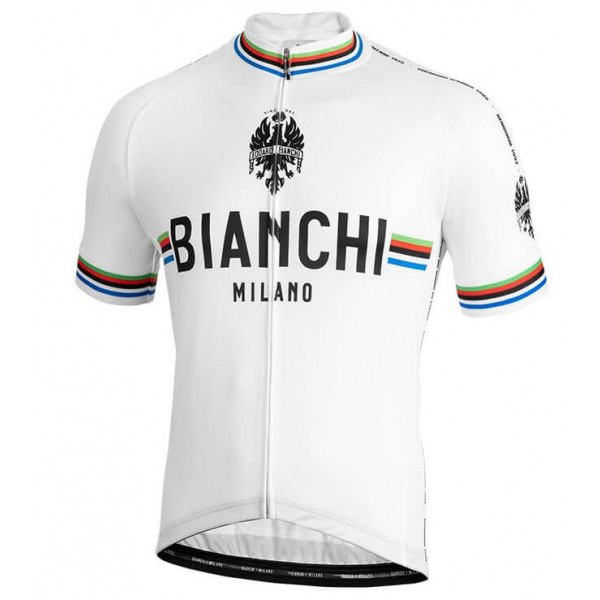 BIANCHI MILANO New Pride white Fahrradbekleidung Radtrikot 5CKQZ