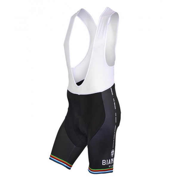 BIANCHI MILANO New Pride white Kurz Trägerhose D32S6