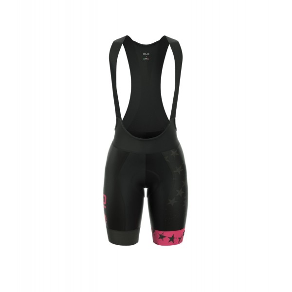 ALE PRR STARS Damen Kurz Trägerhose PINK 20KHC