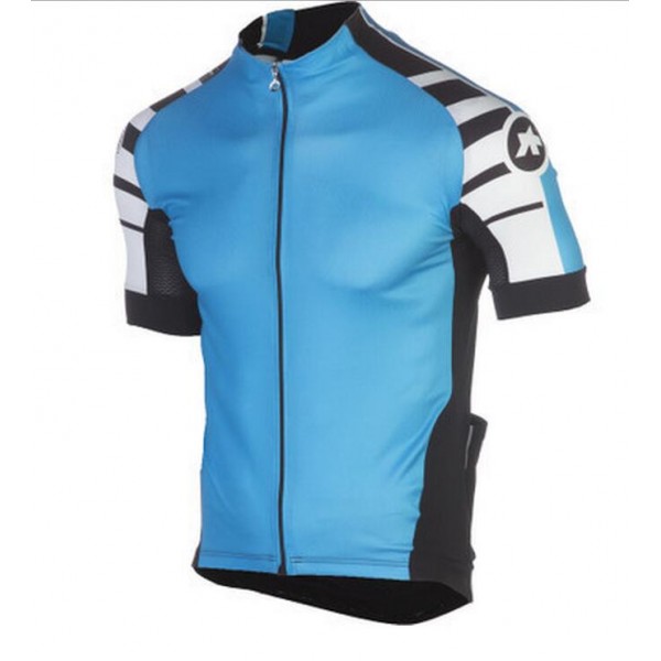 2016 ASSOS Fahrradbekleidung Radtrikot blau weiß Schwarz DT28U