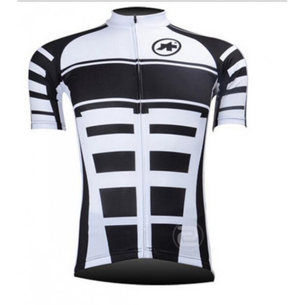 2016 ASSOS Fahrradbekleidung Radtrikot weiß Schwarz 7Z5GU