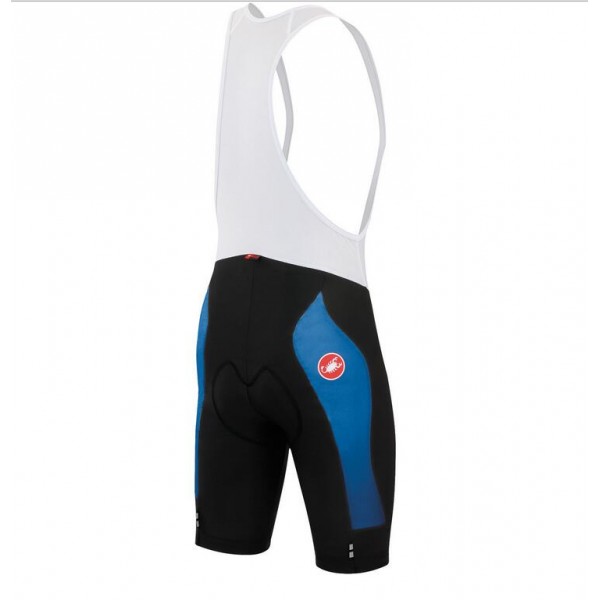 2016 Castelli Evoluzione Kurz Trägerhose blau EWYB1