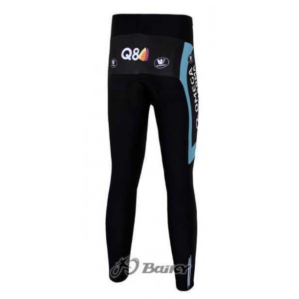 Omega Pharma Quick Step Pro Team Lange Fahrradhose blau weiß 33ULB