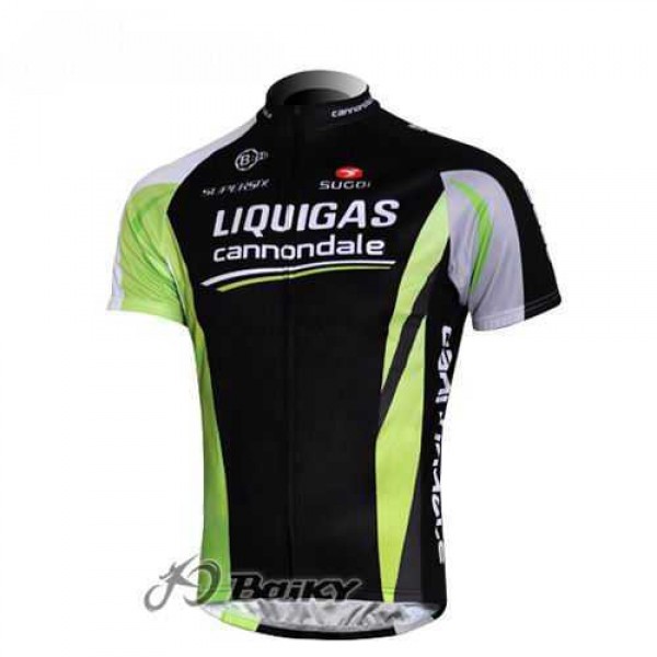 Liquigas Cannondale Pro Team Fahrradtrikot Radsport Schwarz grün 58MUT