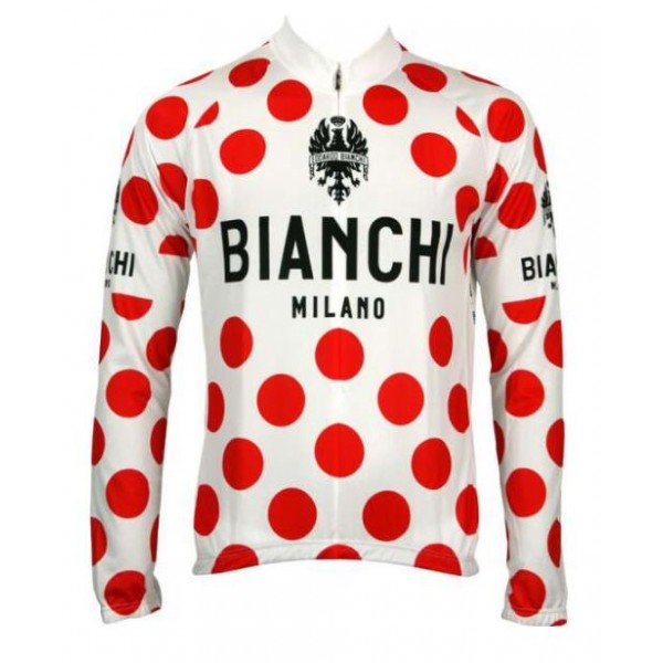 BIANCHI MILANO LEGGENDA climbers tricot Fahrradbekleidung Radtrikot Langarm 48DRC