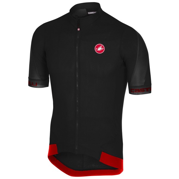 Castelli Volata 2 Schwarz Fahrradbekleidung Radtrikot 9ZEOV
