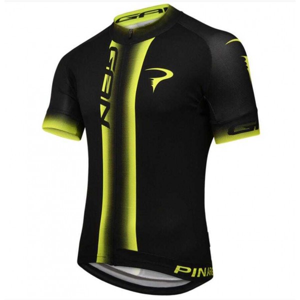 2016 Pinarello Fahrradbekleidung Radtrikot Schwarz gelb IPIXG