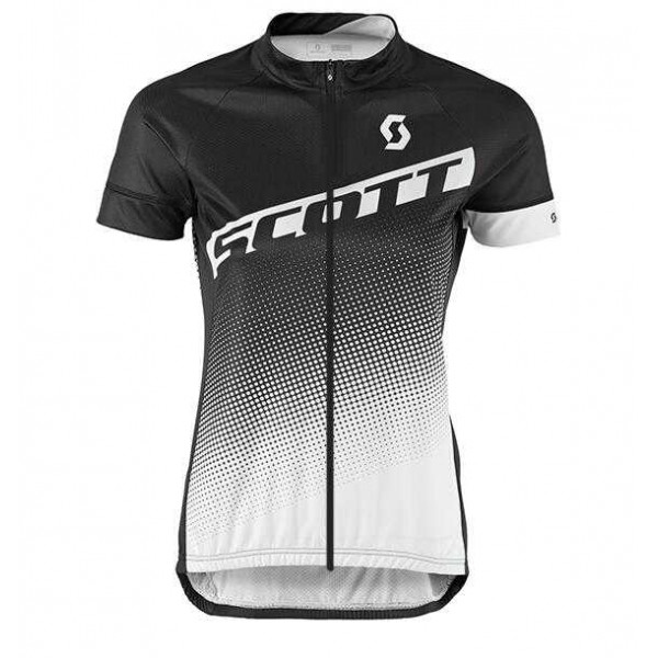 2016-2017 Scott Fahrradtrikot Radsport Trikot Schwarz weiß Damen DYCSY