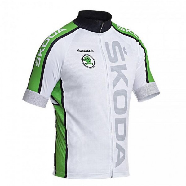2016 SKODA Fahrradbekleidung Radtrikot Heren DVSYQ