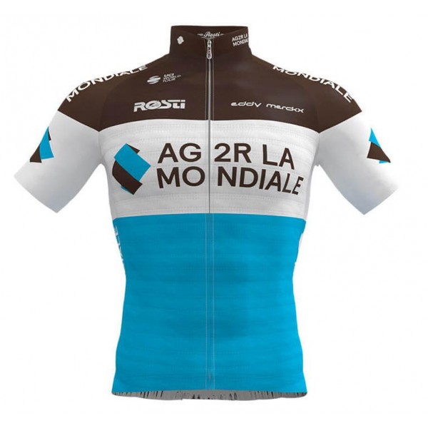 AG2R LA MONDIALE 2019 Fahrradbekleidung Radtrikot QYYP6