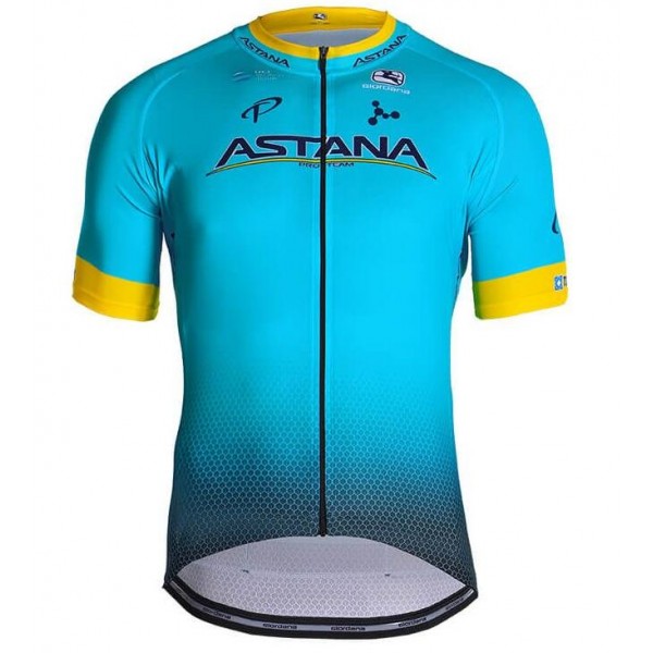 ASTANA PRO TEAM 2019 Fahrradbekleidung Radtrikot R1Z5U