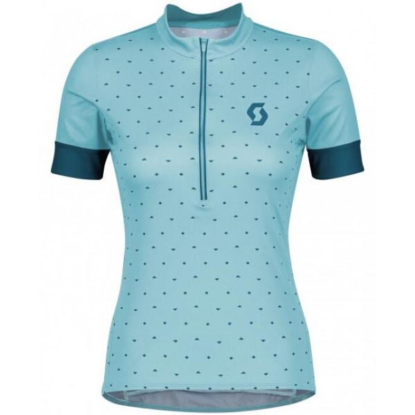 2020 Damen SCOTT Endurance 20 Radtrikot kurzarm Blau