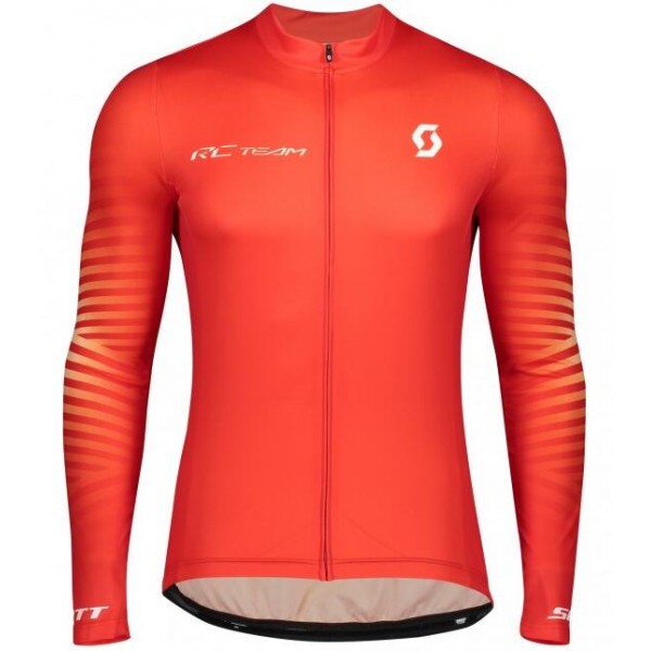 2020 SCOTT RC TEAM 10 Radtrikot langarm Rot