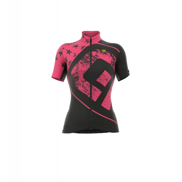 ALE PRR STARS Damen Fahrradbekleidung Radtrikot pink NOANC
