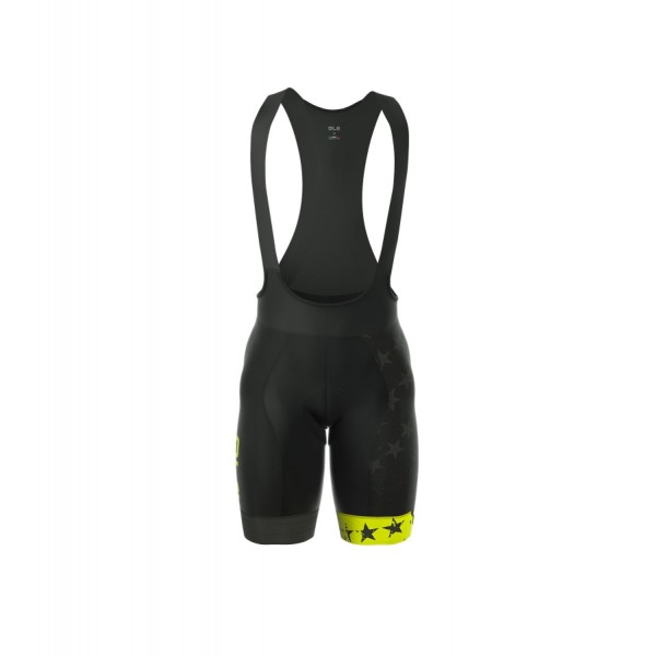 ALE PRR STARS Kurz Trägerhose FLUO gelb SCKSV