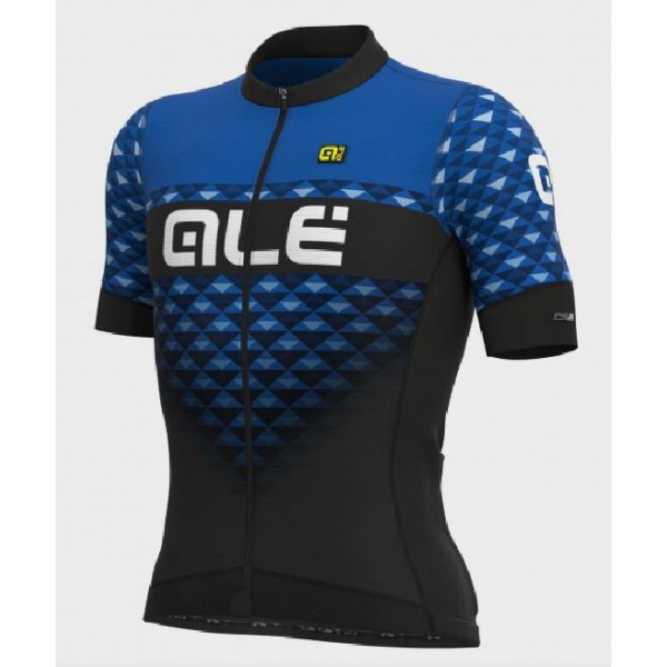 Ale PR-S Hexa Radtrikot kurzarm schwarz-blauer L13362719-02