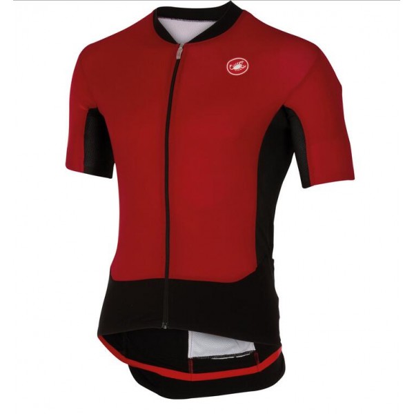 2016 Castelli RS Fahrradbekleidung Radtrikot Rot OS1QJ