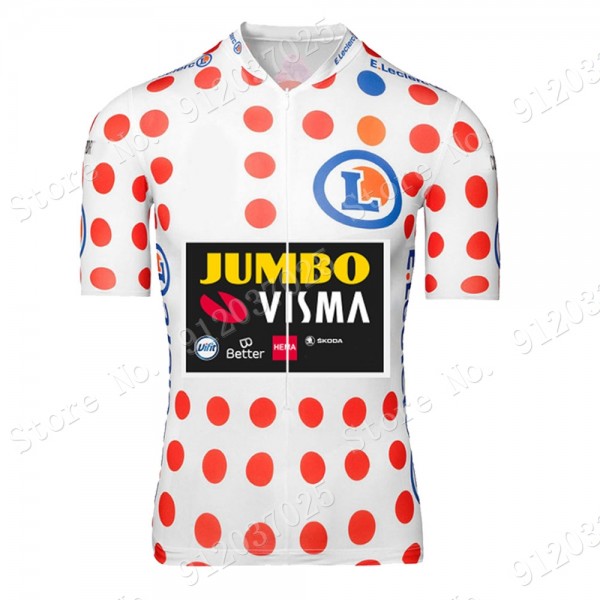 Polka Dot Jumbo Visma Tour De France 2021 Team Fahrradtrikot Radsport Yyw4Jj