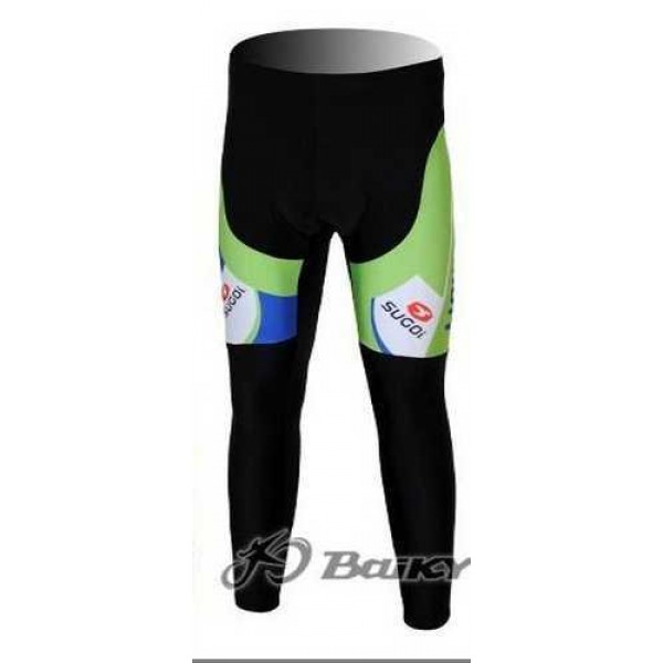 Liquigas Cannondale Pro Team Lange Fahrradhose grün weiß MSG1B